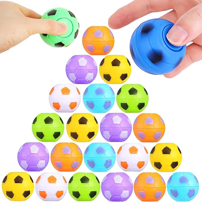 32 PCS Mini Fidget Spinners Soccer Ball Toys for Kids