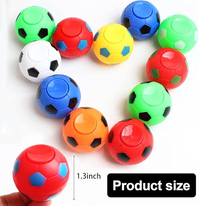 32 PCS Mini Fidget Spinners Soccer Ball Toys for Kids