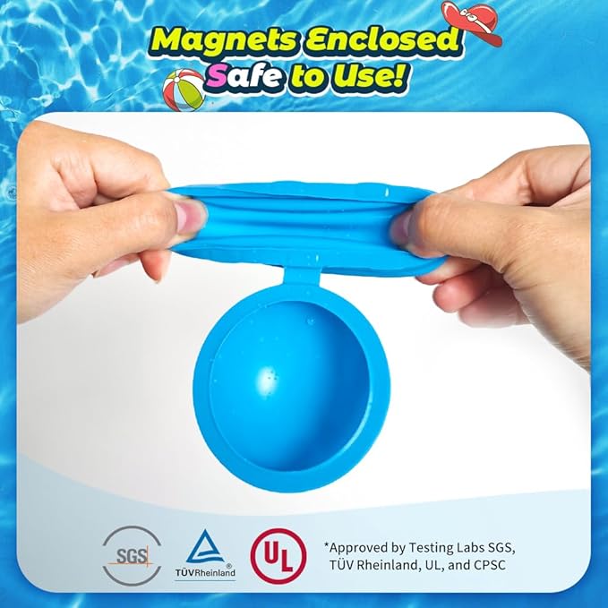 12Pcs Reusable Water Balloons, Pool Beach water Toys for Boys and Girls