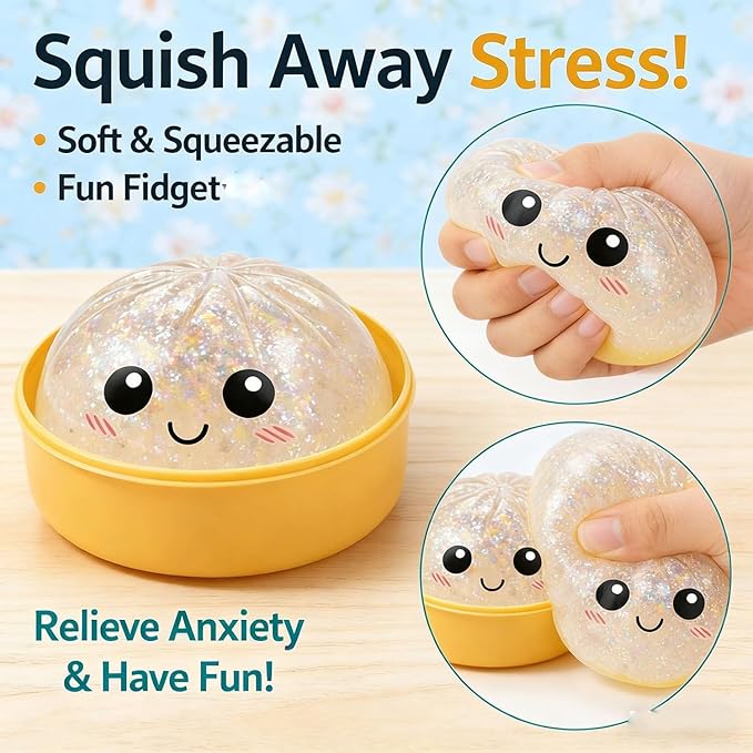 Shining Baozi Compression Toy Set - Random Taro Compression Mystery Gift Box