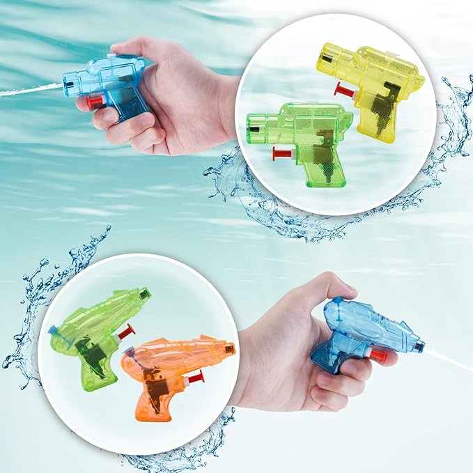 12 sets of children's water gun spray toys, suitable for outdoor beach and swimming pool games