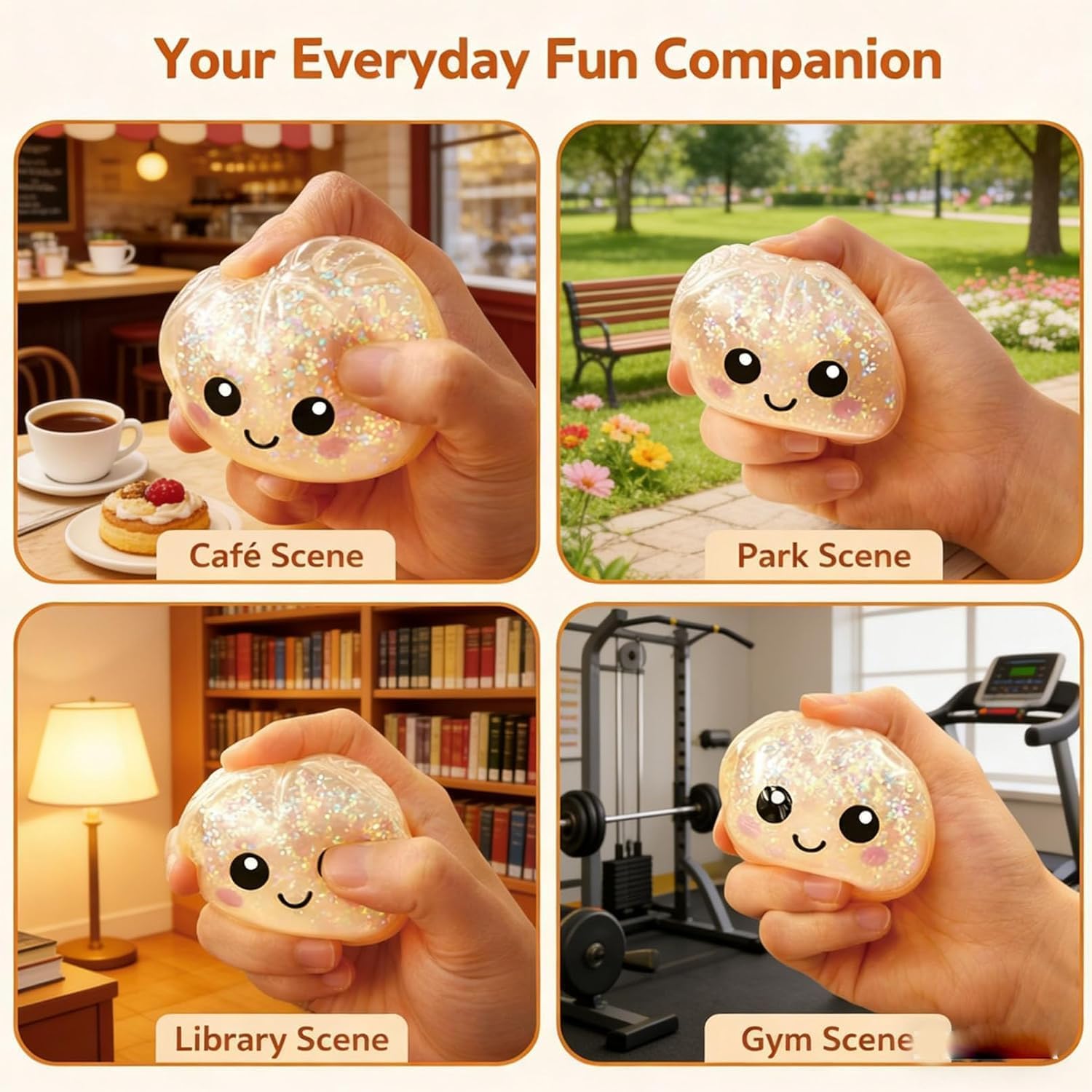 Shining Baozi Compression Toy Set - Random Taro Compression Mystery Gift Box
