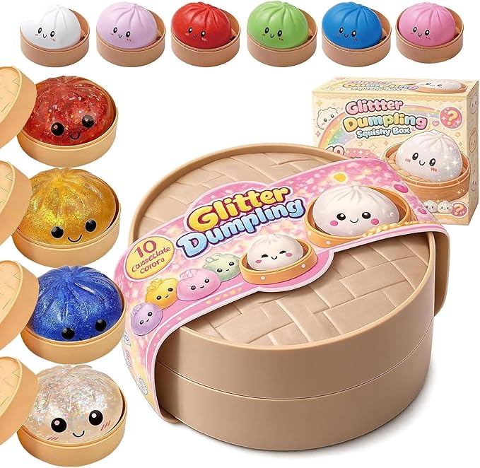 Shining Baozi Compression Toy Set - Random Taro Compression Mystery Gift Box