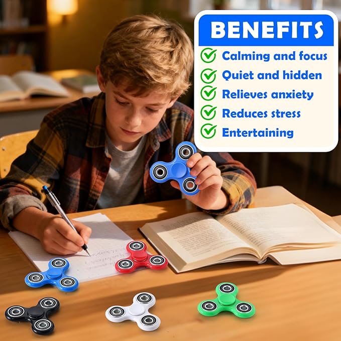 Theonie Finger Spinner Set 5 - Finger spinning toys suitable for both adults and children