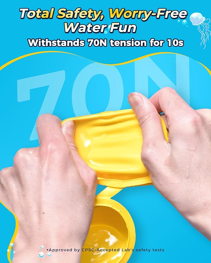 Reusable Water Balloons 18PCS - Summer Water Toys for Pool Beach & Outdoor