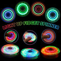 Fidget Spinner 2 Pack, Light up Sensory Fidget Toys