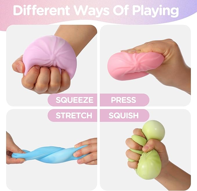 Dumpling Squishy Mystery Box, Viral Squishy Dumpling Toy