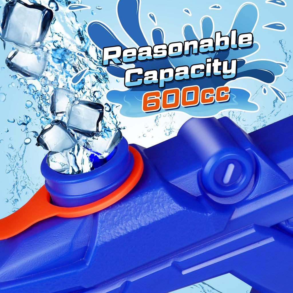 Kunik 3-piece children's and adult water gun - 600CC water toy gun