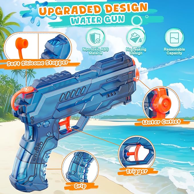 Children's water spray toy: Leak-proof Super Kids Water Gun