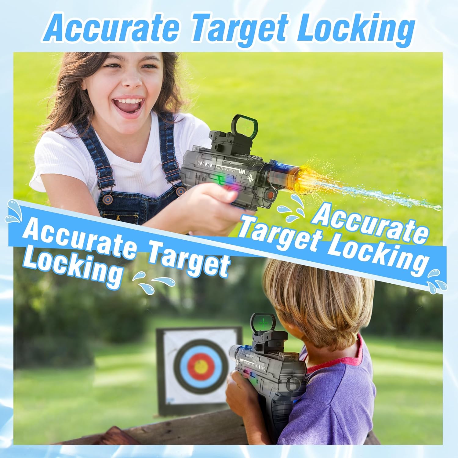Adult and child electric water guns, realistic automatic water guns