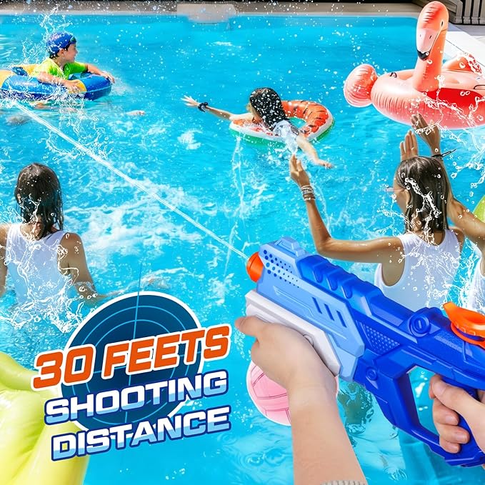 Kunik 3-piece children's and adult water gun - 600CC water toy gun