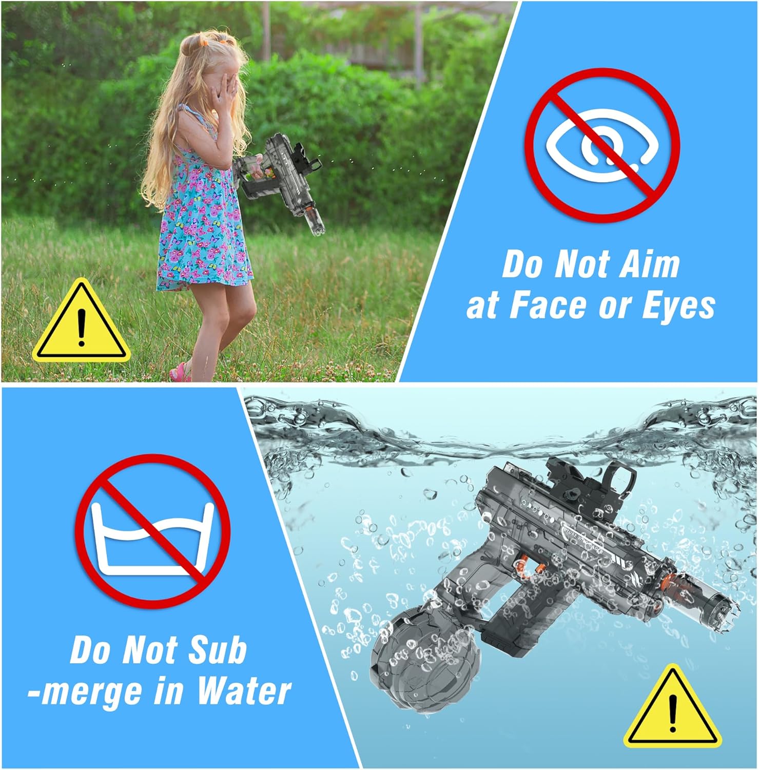 Adult and child electric water guns, realistic automatic water guns