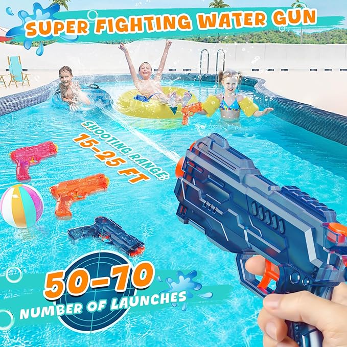 Children's water spray toy: Leak-proof Super Kids Water Gun