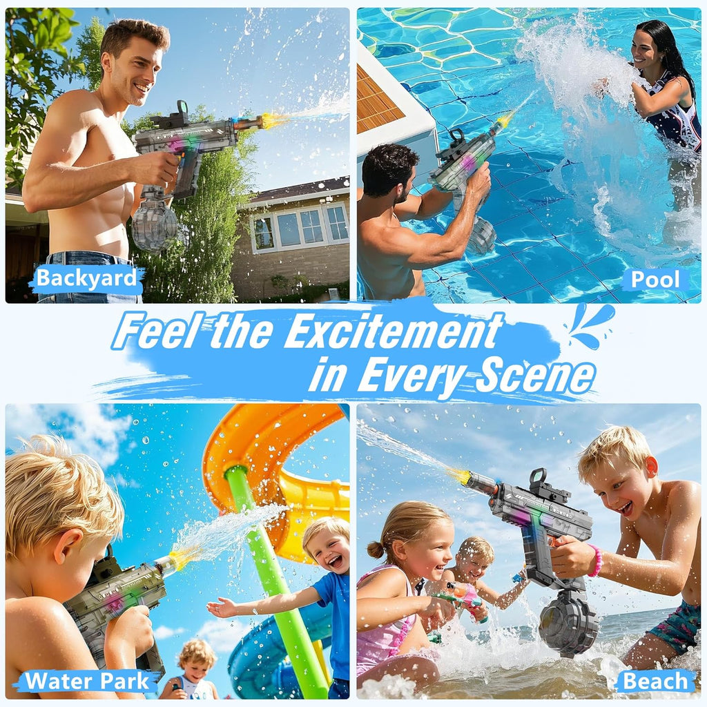 Adult and child electric water guns, realistic automatic water guns